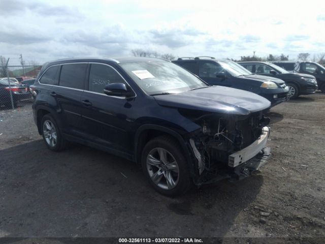 TOYOTA HIGHLANDER 2016 5tddkrfh1gs248990