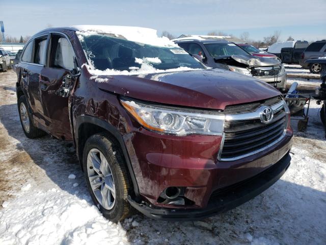 TOYOTA HIGHLANDER 2016 5tddkrfh1gs313949