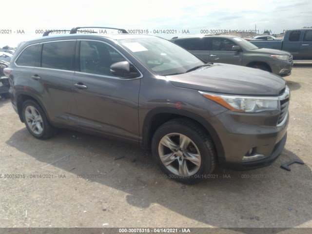 TOYOTA HIGHLANDER 2014 5tddkrfh2es028559