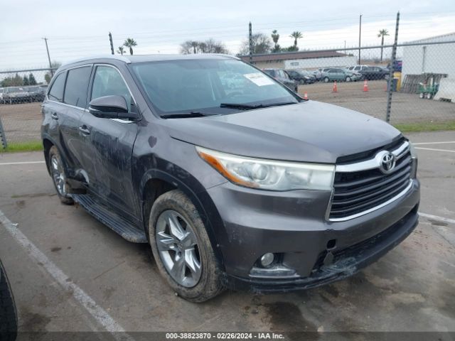 TOYOTA HIGHLANDER 2014 5tddkrfh2es039237