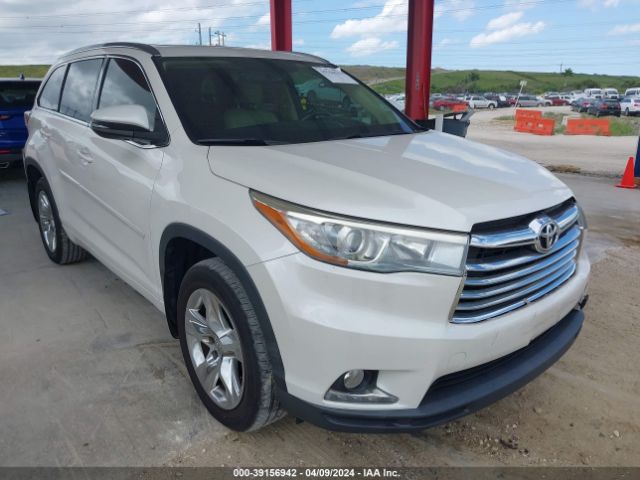 TOYOTA HIGHLANDER 2014 5tddkrfh2es042915