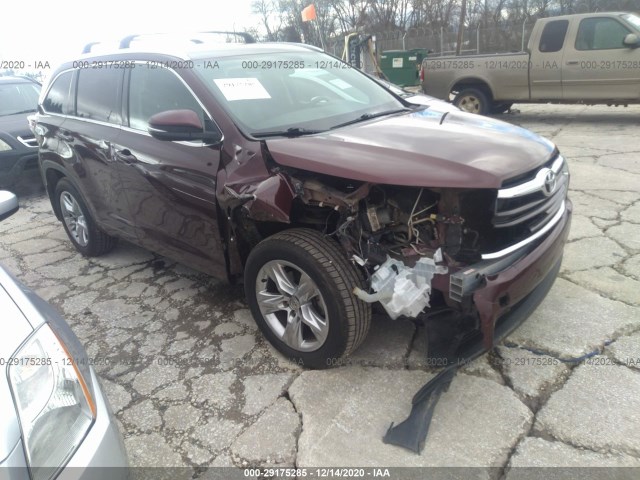 TOYOTA HIGHLANDER 2014 5tddkrfh2es043790