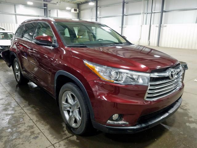 TOYOTA HIGHLANDER 2015 5tddkrfh2fs107117