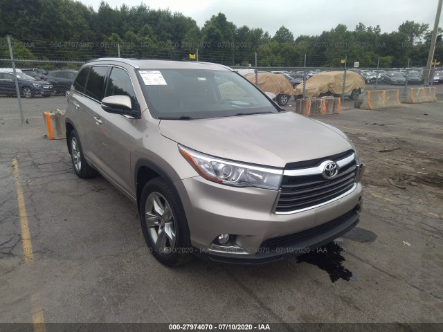 TOYOTA HIGHLANDER 2015 5tddkrfh2fs113662