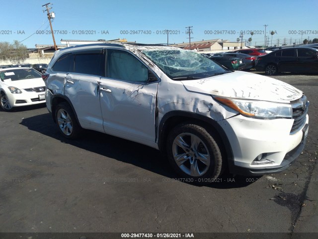 TOYOTA HIGHLANDER 2015 5tddkrfh2fs143793