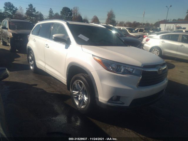 TOYOTA HIGHLANDER 2015 5tddkrfh2fs163168