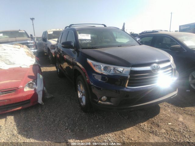 TOYOTA HIGHLANDER 2015 5tddkrfh2fs187180