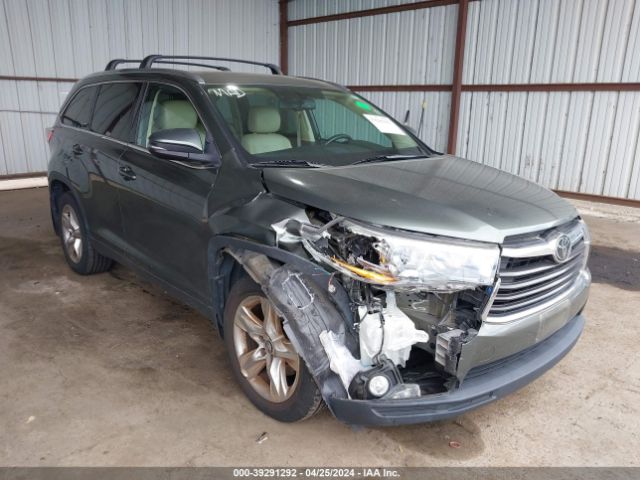 TOYOTA HIGHLANDER 2016 5tddkrfh2gs355112