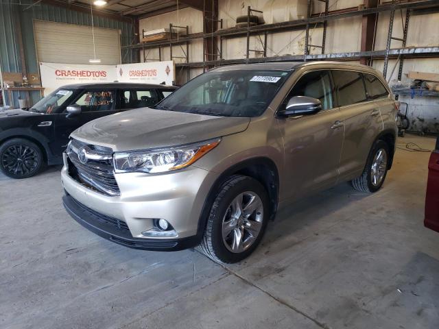 TOYOTA HIGHLANDER 2015 5tddkrfh3fs140496