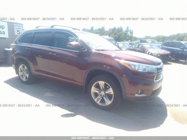 TOYOTA HIGHLANDER 2015 5tddkrfh3fs204715