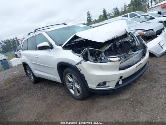 TOYOTA HIGHLANDER 2015 5tddkrfh3fs205900