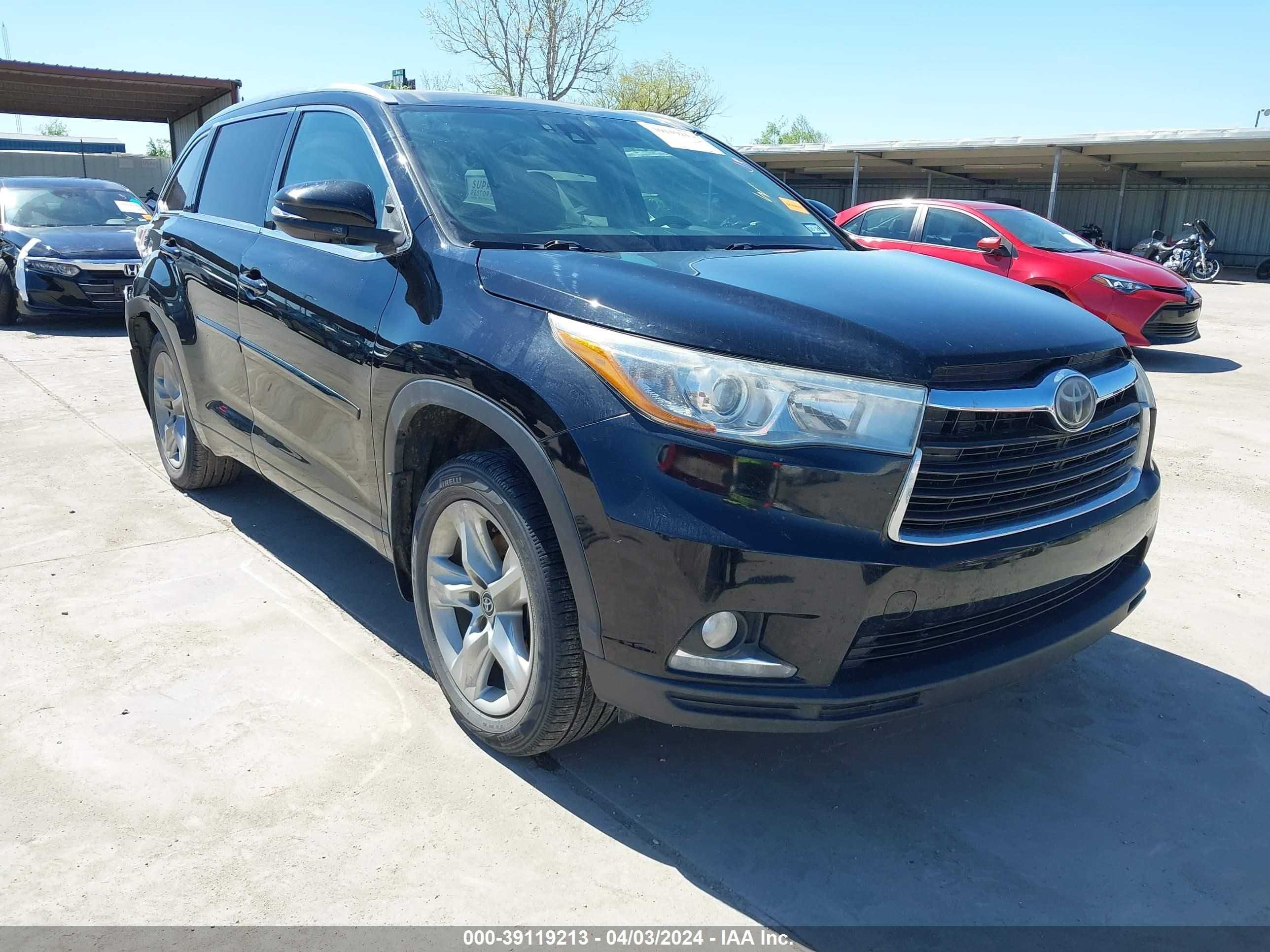 TOYOTA HIGHLANDER 2016 5tddkrfh3gs260896