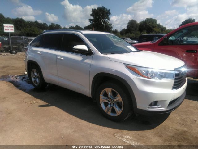 TOYOTA HIGHLANDER 2016 5tddkrfh3gs264866