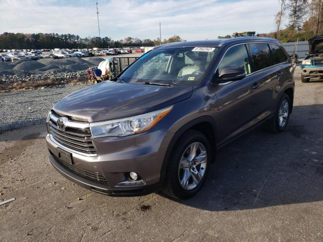 TOYOTA HIGHLANDER 2016 5tddkrfh3gs265872