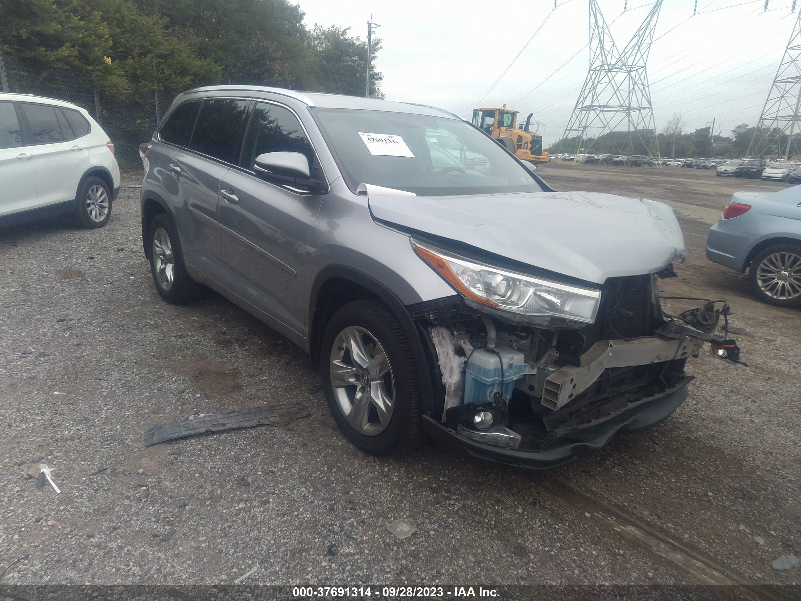 TOYOTA HIGHLANDER 2016 5tddkrfh3gs331420