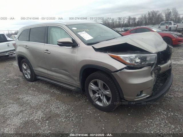 TOYOTA HIGHLANDER 2015 5tddkrfh4fs135260