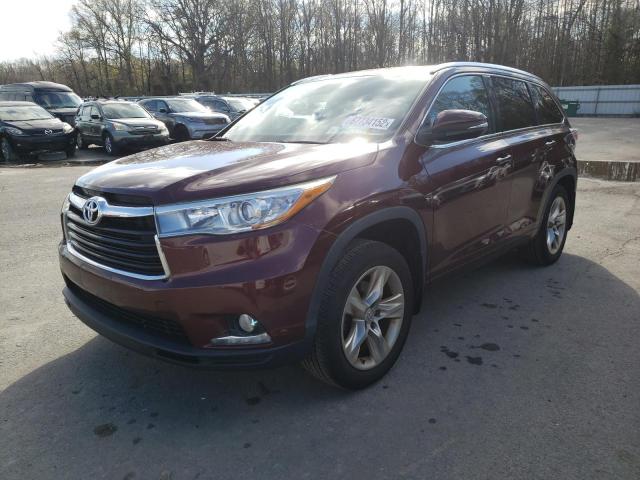 TOYOTA HIGHLANDER 2015 5tddkrfh4fs195586