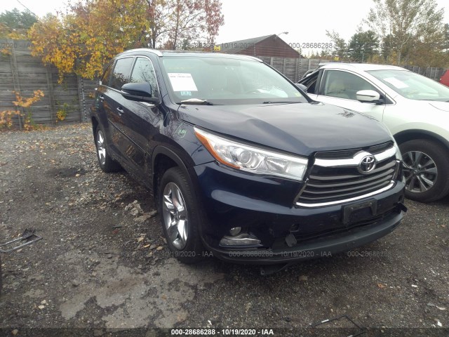 TOYOTA HIGHLANDER 2014 5tddkrfh5es016051