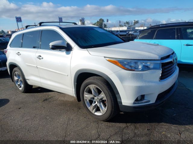 TOYOTA HIGHLANDER 2014 5tddkrfh5es017779