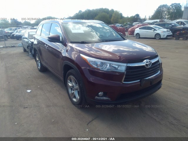 TOYOTA HIGHLANDER 2014 5tddkrfh5es041385