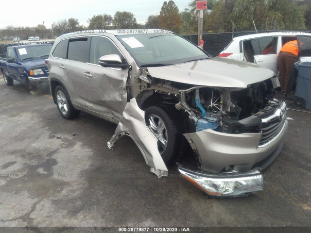 TOYOTA HIGHLANDER 2015 5tddkrfh5fs150723