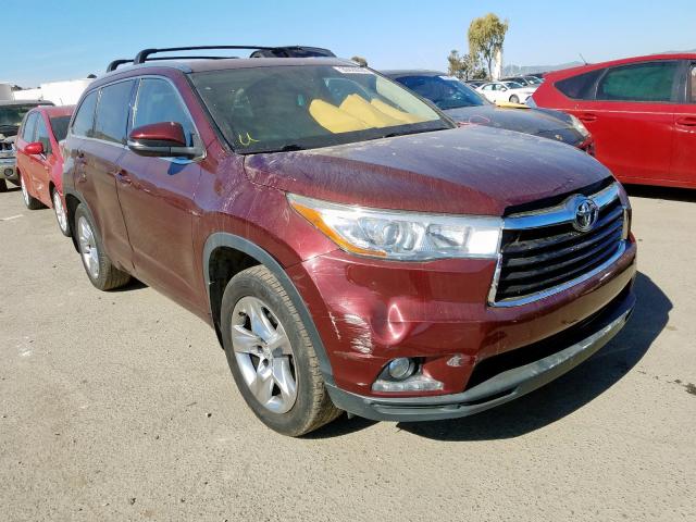 TOYOTA HIGHLANDER 2015 5tddkrfh5fs204649