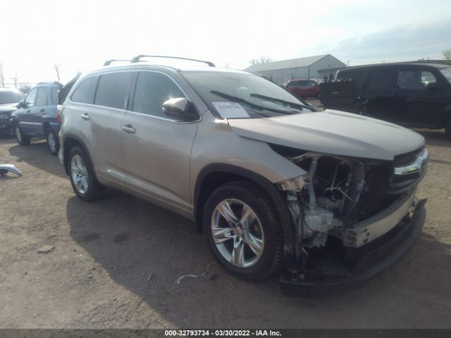 TOYOTA HIGHLANDER 2015 5tddkrfh5fs213531