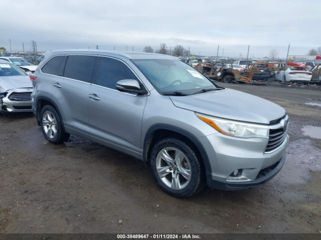 TOYOTA HIGHLANDER 2016 5tddkrfh5gs261404