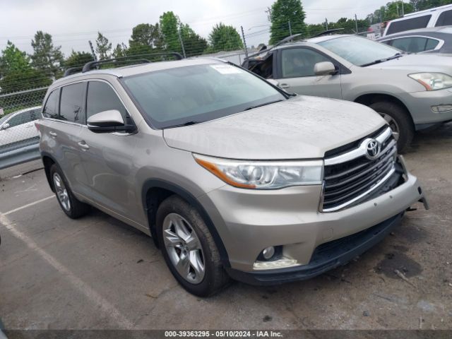 TOYOTA HIGHLANDER 2016 5tddkrfh5gs263797