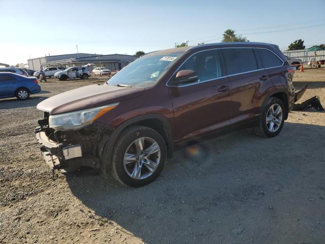 TOYOTA HIGHLANDER 2014 5tddkrfh6es015541