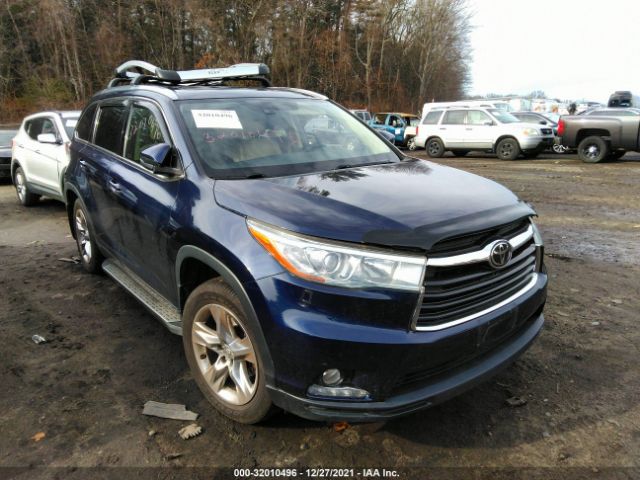 TOYOTA HIGHLANDER 2014 5tddkrfh6es064433