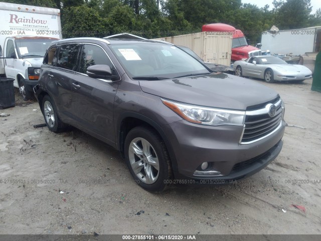 TOYOTA HIGHLANDER 2015 5tddkrfh6fs075885