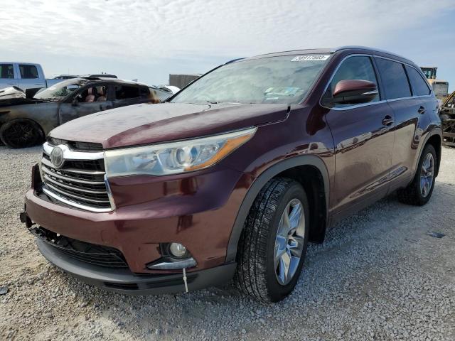 TOYOTA HIGHLANDER 2015 5tddkrfh6fs119321