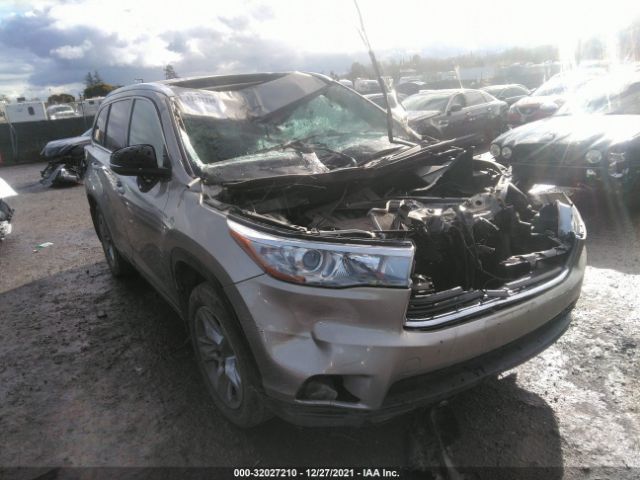 TOYOTA HIGHLANDER 2015 5tddkrfh6fs196075