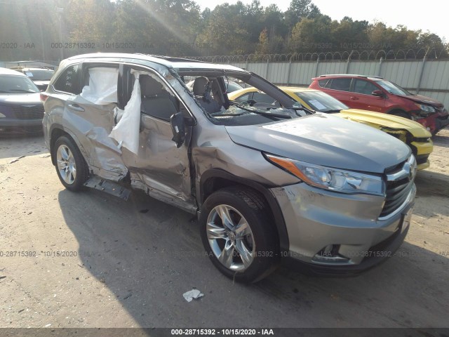 TOYOTA HIGHLANDER 2015 5tddkrfh6fs224585