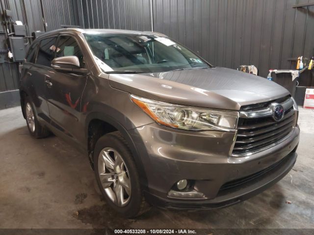 TOYOTA HIGHLANDER 2016 5tddkrfh6gs260357