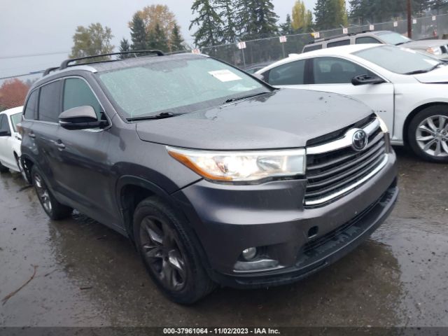 TOYOTA HIGHLANDER 2016 5tddkrfh6gs291317