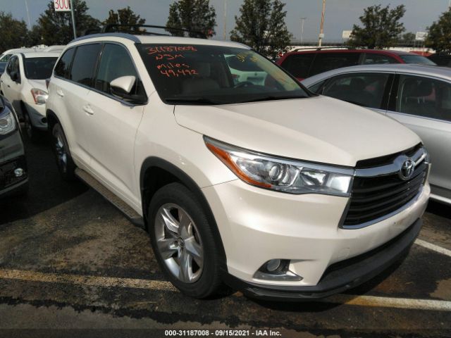 TOYOTA HIGHLANDER 2016 5tddkrfh6gs314160