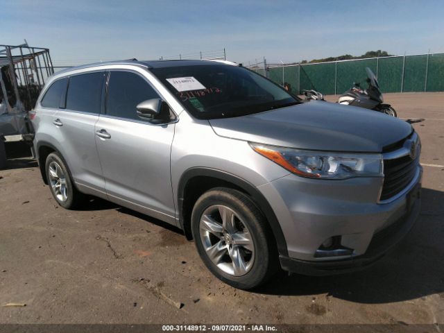 TOYOTA HIGHLANDER 2015 5tddkrfh7fs076222