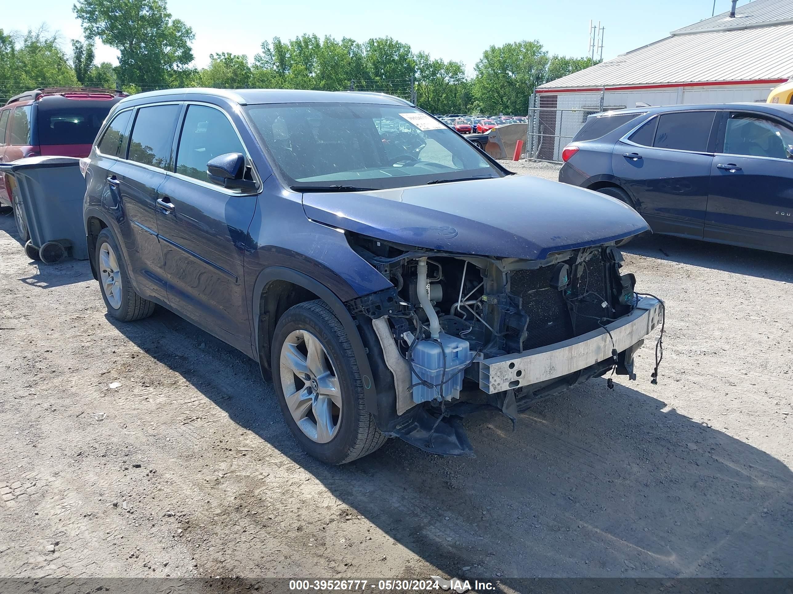 TOYOTA HIGHLANDER 2016 5tddkrfh7gs305287