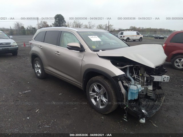 TOYOTA HIGHLANDER 2016 5tddkrfh7gs335647