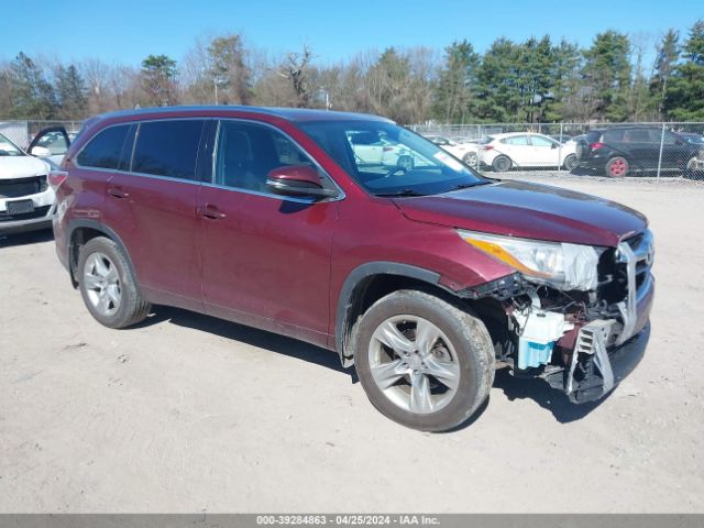 TOYOTA HIGHLANDER 2014 5tddkrfh8es021986