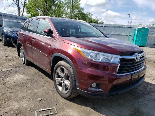 TOYOTA HIGHLANDER 2014 5tddkrfh8es052381