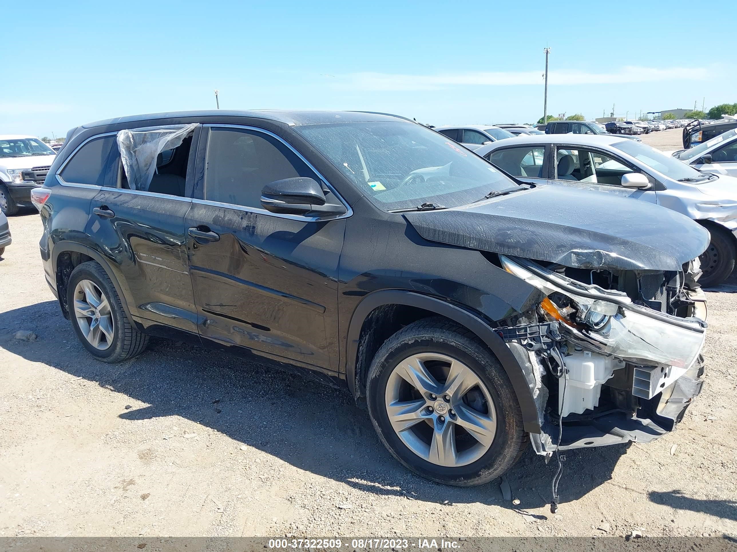 TOYOTA HIGHLANDER 2015 5tddkrfh8fs099265