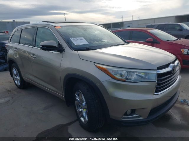 TOYOTA HIGHLANDER 2015 5tddkrfh8fs197048