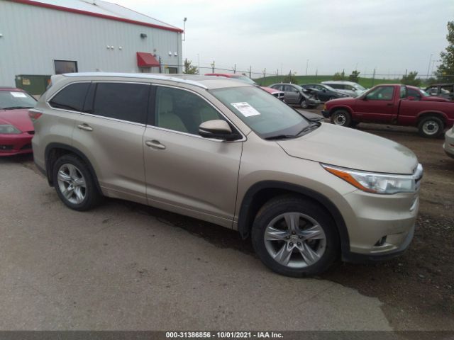 TOYOTA HIGHLANDER 2014 5tddkrfh9es035489