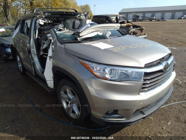 TOYOTA HIGHLANDER 2015 5tddkrfh9fs120074