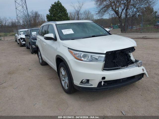 TOYOTA HIGHLANDER 2016 5tddkrfh9gs273104