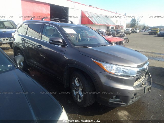 TOYOTA HIGHLANDER 2016 5tddkrfh9gs274642