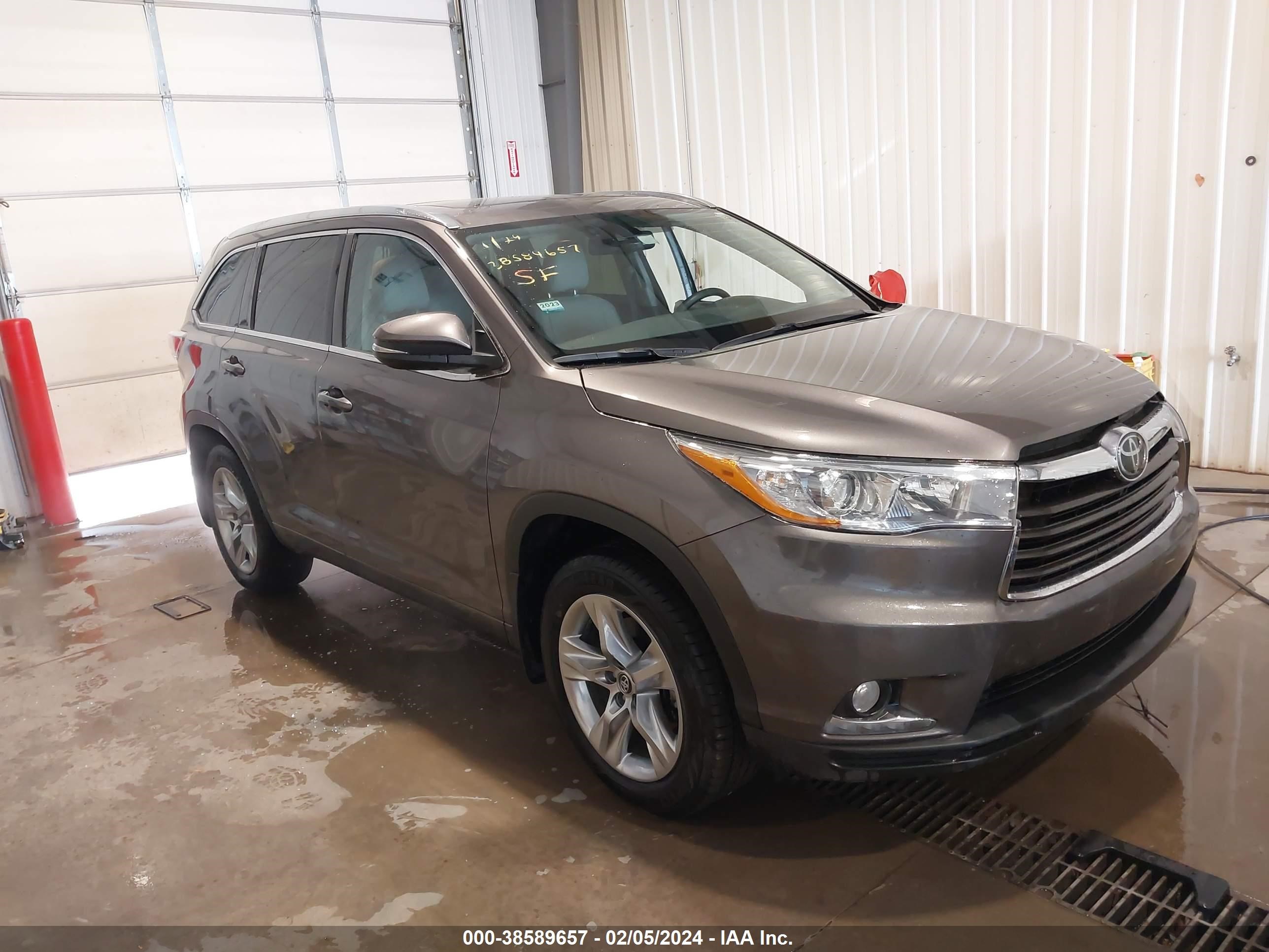 TOYOTA HIGHLANDER 2016 5tddkrfh9gs319692